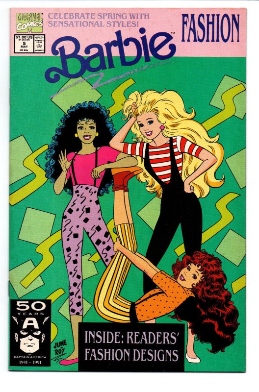 Barbie Fashion #5 - Marvel - 1991 - NM 