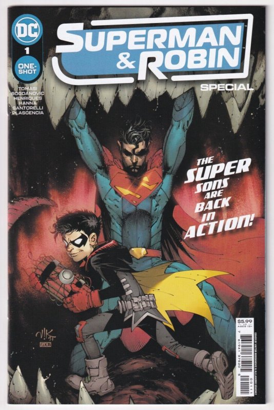 Superman & Robin Special #1 A One Shot 2022 DC Peter Tomasi Viktor Bogdanovic