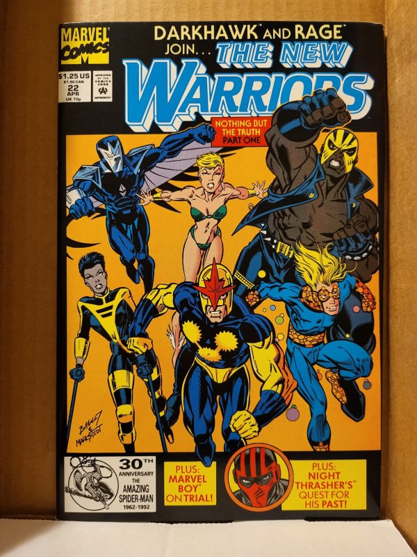 The New Warriors #22 (1992) rsb