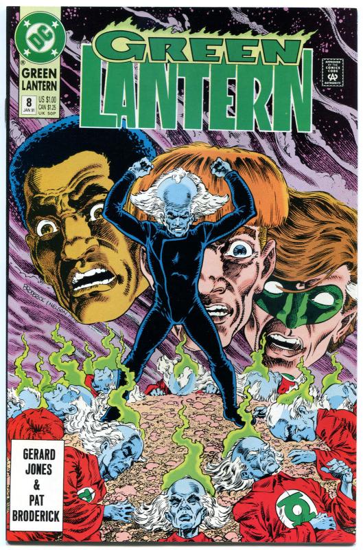 GREEN LANTERN #8, NM+, Guy Gardner, Hal Jordan, 1990, Rings, more GL in store