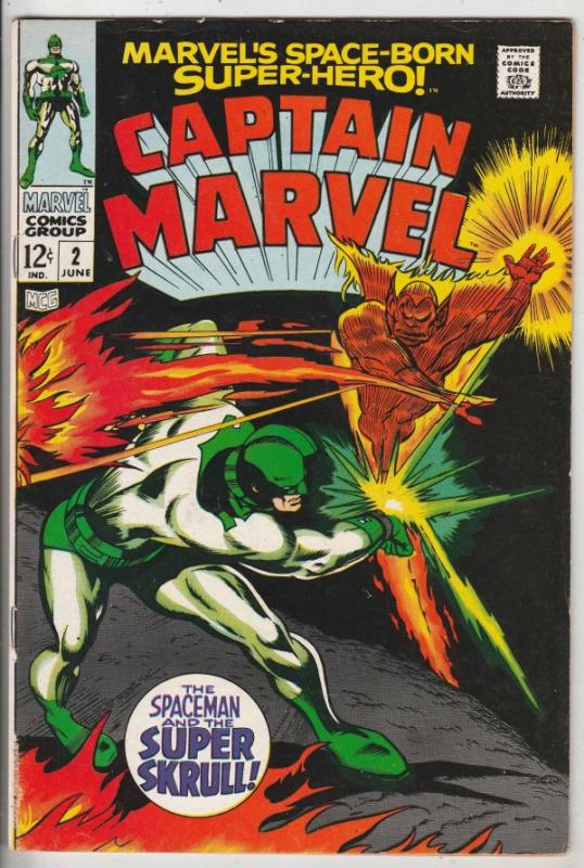 Captain Marvel #2 (Jun-68) NM/NM- High-Grade Captain Marvel