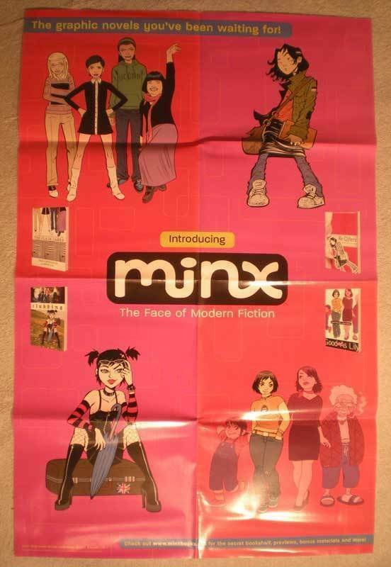 MINX FACE OF MODERN FICTION Promo Poster, 22x34, Unused, more Promos in store