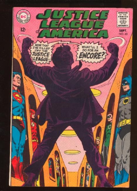 Justice League of America (1960 series) #65, Fine+ (Actual scan)