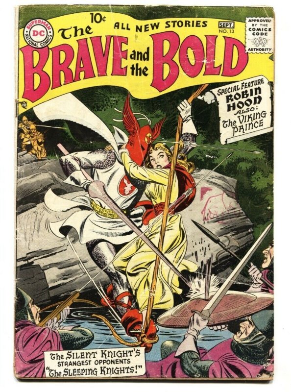 The Brave and the Bold #13 1957- Silent Knight-comic book G+ 