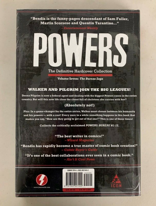 Powers The Definitive Collection Vol. 7 The Bureau HC Saga Brian Michael Bendis