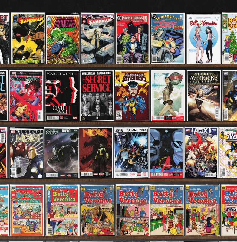 Huge Lot 140+ Comics with Nova, Secret Avengers, Secret Origins & More!
