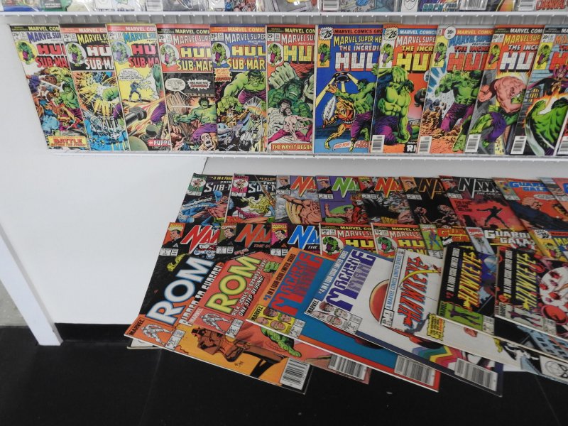 Huge Lot 160+ Comics W/Thor, Hulk, Iron Man, Cage Avg VG/Fine Condition!!