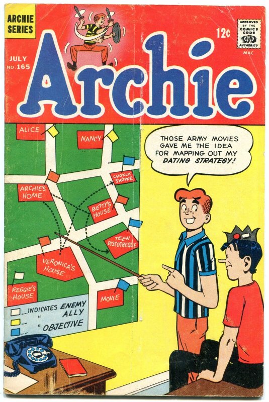 Archie Comics #165 1966- Silver Age-Betty & Veronica- G