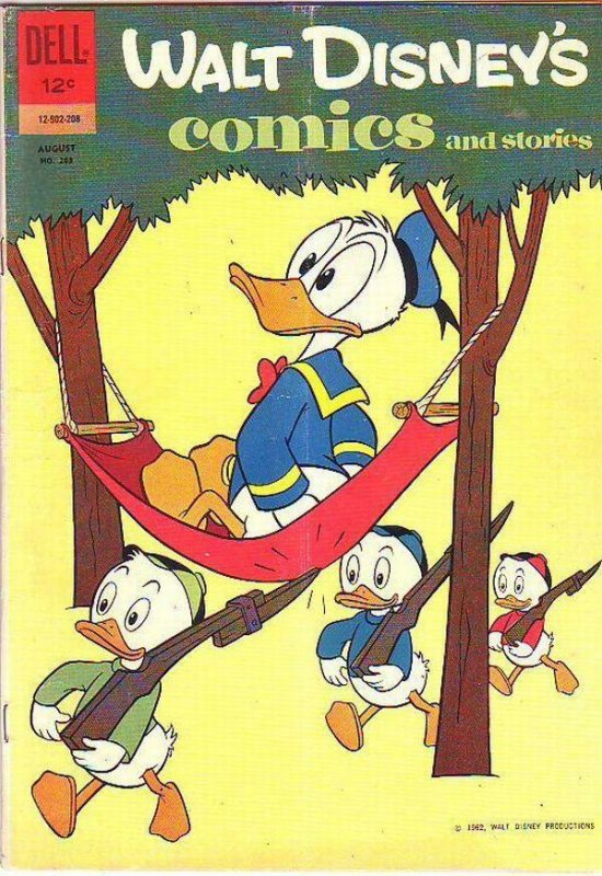 Comics and Stories, Walt Disney's #263 (Aug-62) VG+ Affordable-Grade Donald D...