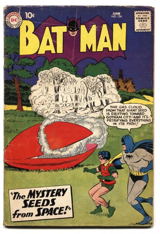 BATMAN #124-DC comic book-2nd appearance of Signalman-1959-VG-