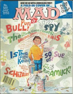 ORIGINAL Vintage July 1993 Mad Magazine #320 70989332300