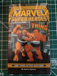 TSR Marvel Super Marvel Super Heroes Gamebook #5, 6, 7, 8 all cards attached