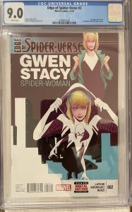 Edge of Spider-Verse #2 CGC 9.0 First Print (2014)