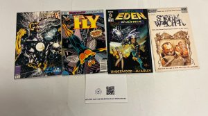 4 comics The Fly 1 Aster 1 Eden Matrix 1 Storm Watcher 1 5 JW36