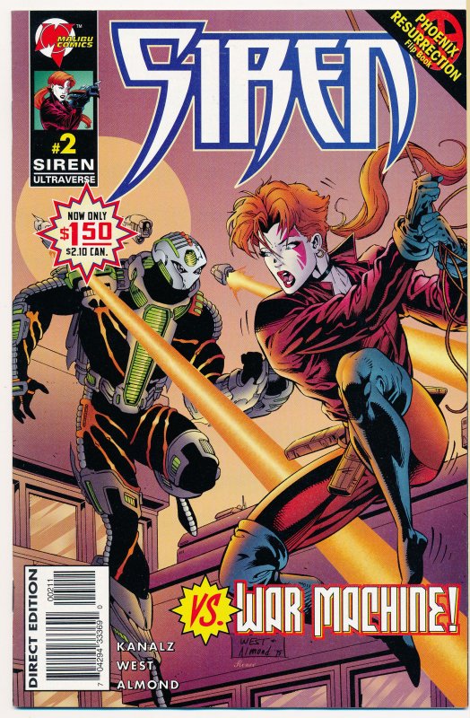 Siren (1995 Malibu) #1-3 NM Complete series