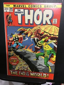 Thor #200 (1972) 200th issue beauty! Thor versus Loki VF/NM Oregon CERT!