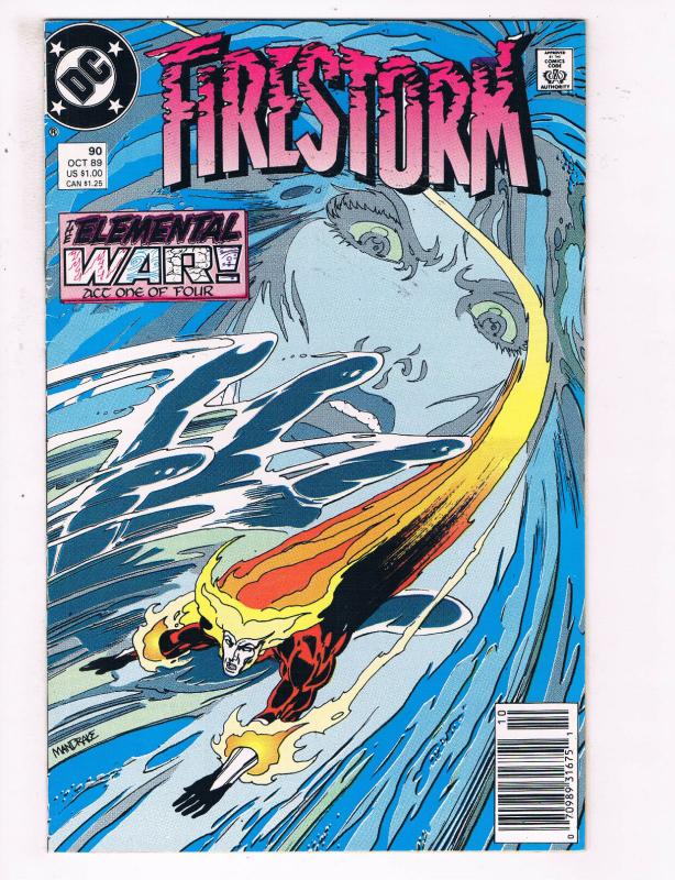 Firestorm The Nuclear Man #90 VF DC Comics Flash TV Comic Book Ostrander DE21
