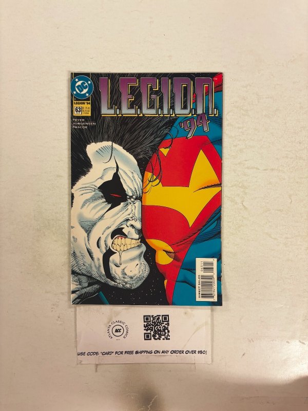 L.E.G.I.O.N. '94 #63 NM DC Comic Books Virl Dox Strata Stealth Lobo 27 HH112