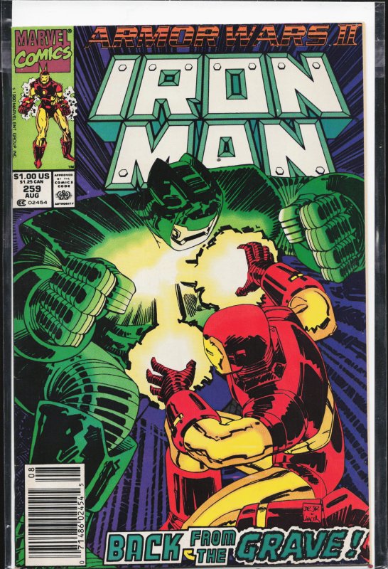 Iron Man #259 (1990) Iron Man