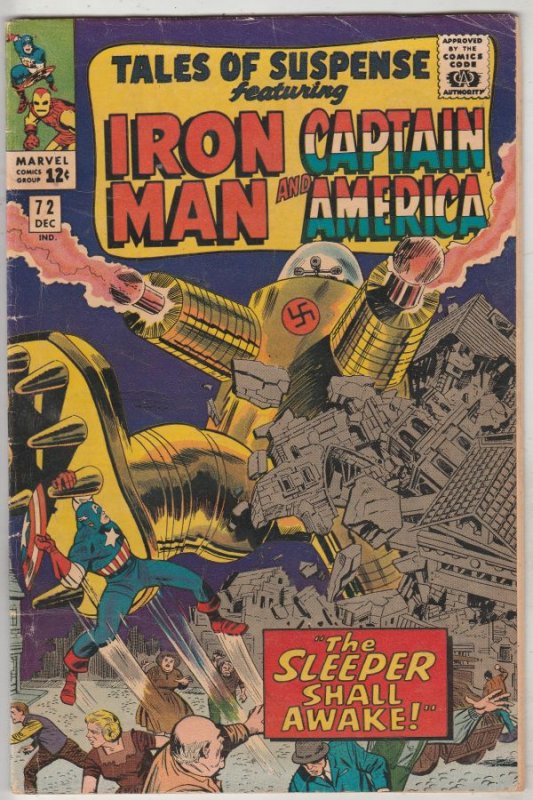 Tales of Suspense #72 (Dec-65) FN+ Mid-High-Grade Iron Man, Captain America, ...