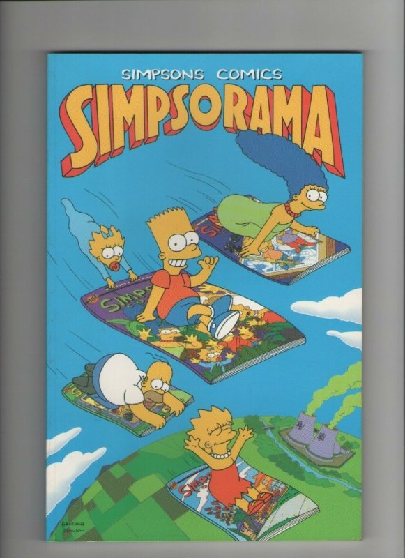 Simpsons Comics Simpsorama - TPB FLying Carpet Cover - 1995 (Grade 9.2) WH