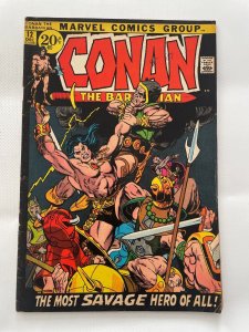 Conan The Barbarian # 12 FN Marvel Comic Book Barry Smith Kull Sonja 9 LI7