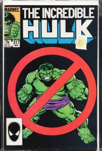 The Incredible Hulk #317 (1986) Hulk