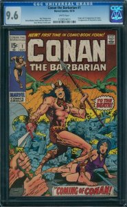 Conan the Barbarian 1  CGC 9.6 1st Conan White Pages!