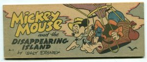 Mickey Mouse and the Disappearing Island- Wheaties Giveaways Comic A-1