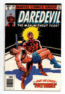 Daredevil #164 newsstand - Origin Retold - Frank Miller - 1980 - VG