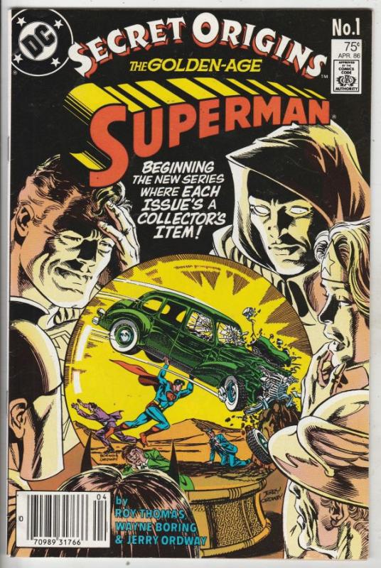 Secret Origins #1 (Apr-86) VF/NM High-Grade Superman