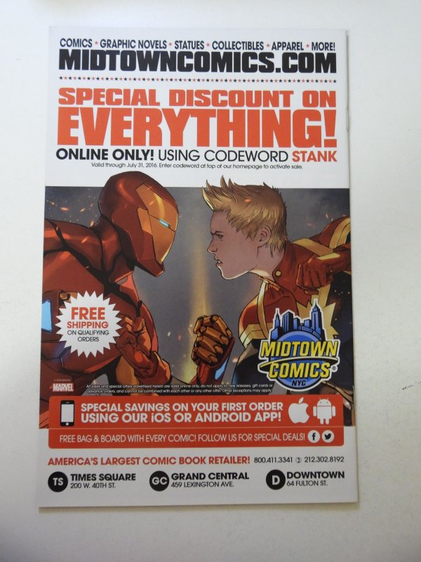 Daredevil #9 Incentive Rahzzah 'Death of X' Variant (2016) VF Condi...