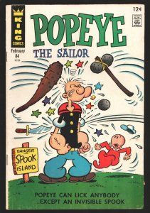 Popeye #84 1967-King-Spook Island-Bud Sagendorf-VG/FN