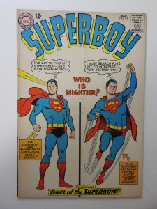 Superboy #119 (1965) VG- Condition cover and 1st wrap detached top staple