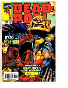 Deadpool # 27 NM 1st Print Marvel Comic Book Cable X-Men X-Force Wolverine CR45