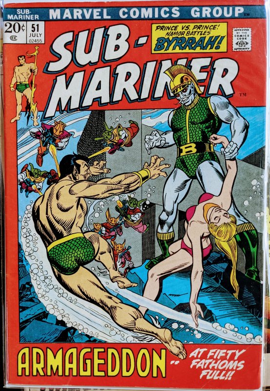 Sub-Mariner #51 (1972) VF-