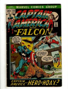 6 Captain America and the Falcon Marvel Comics # 123 149 153 154 155 156 J461