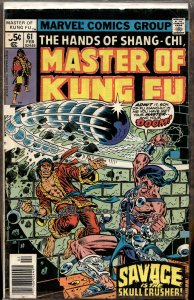 Master of Kung Fu #61 (1978) Master of Kung Fu / Shang-Chi [Key Issue]