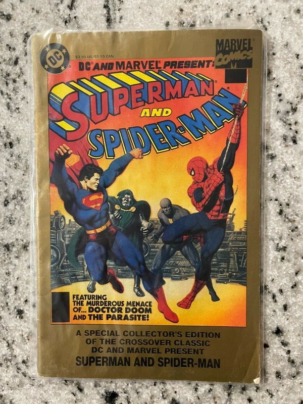 DC & Marvel Present Superman & Spider-Man Comic Book Treasury Reprint FN DH37 