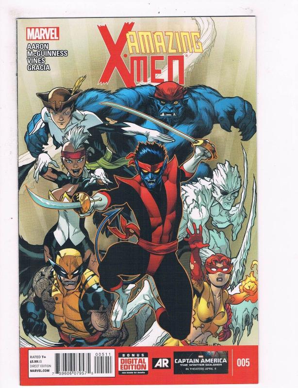 Amazing X-Men # 5 VF/NM 1st Print Marvel Comic Book Wolverine Gambit Phoenix S64