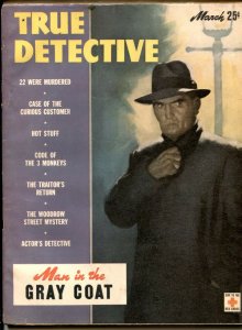 True Detective Magazine March 1946- True crime