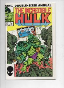HULK #14 Annual, VF/NM, Bruce Banner, Incredible, 1985, more Marvel in store