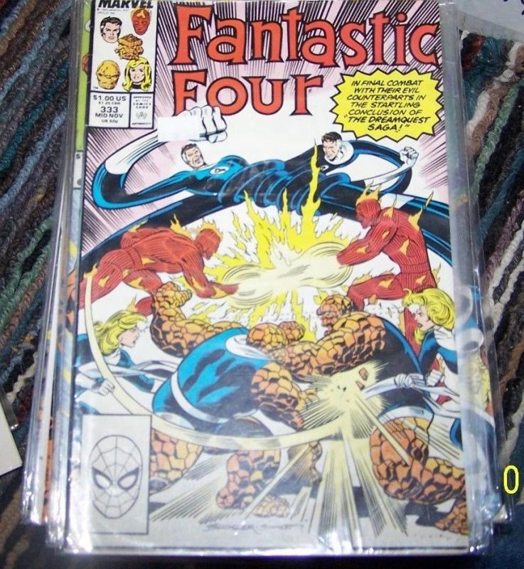 FANTASTIC FOUR #333  marvel  1989  COPPER AGE  DREAMQUEST SAGA