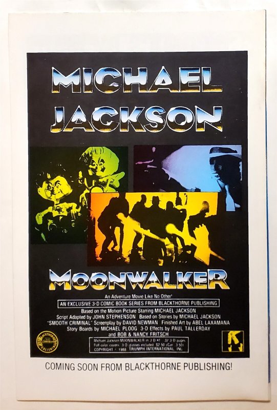 To Die For #1 (1989, Blackthorne) 8.0 VF