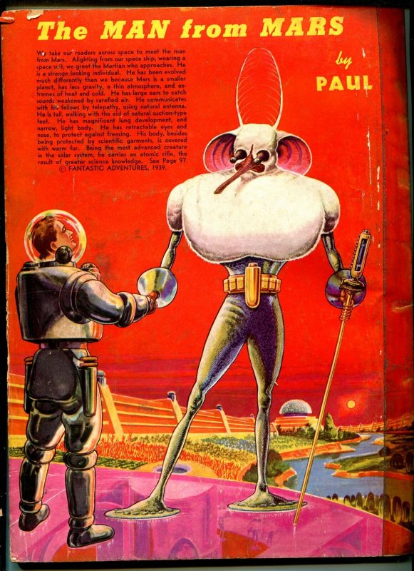 Fantastic Adventures #1 5/1939-1st issue-robot cover-sci-fi pulp thrills-G/VG