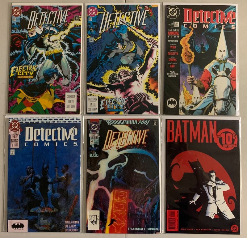 Detective Comics lot #601-645 + 3 ann + FREE comic 46 diff avg 7.0 (1989-92)