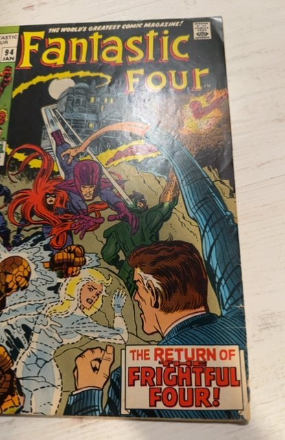 Fantastic Four #94 (1970)first Agatha harkness
