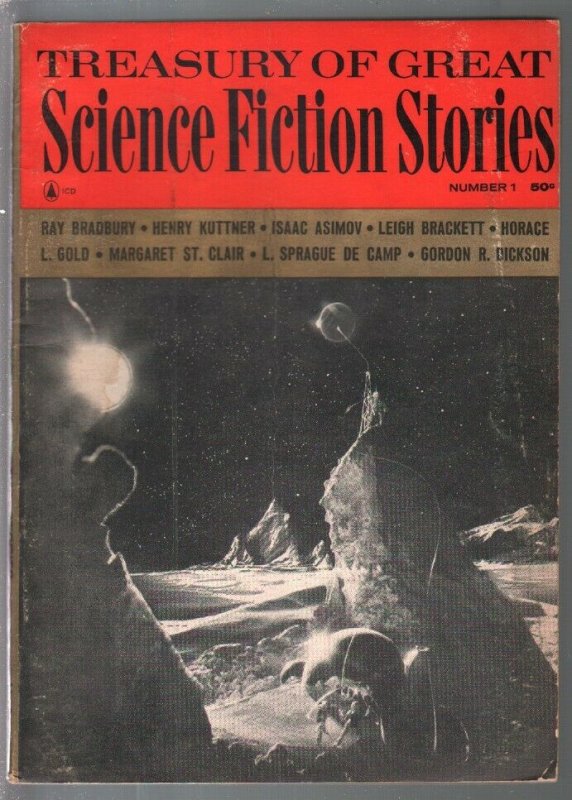 Treasury of Great Science Fiction Stories #1 1964-Brsdbury-Asimov-pulp fictio...