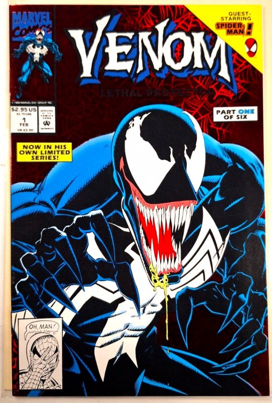 VENOM LETHAL PROTECTOR 1 (1993) VF Mark Bagley and Sam de la Rosa.