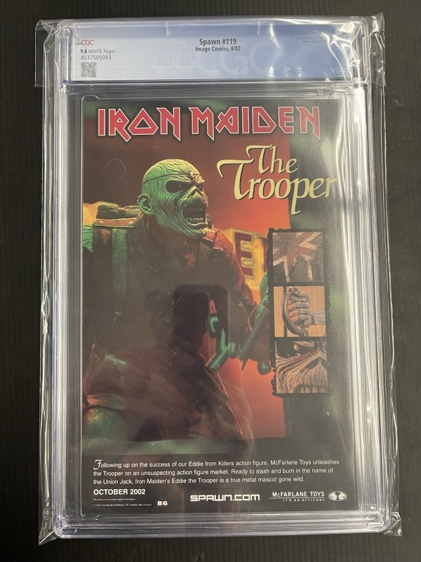Spawn #119 CGC 9.6 Image 2002 1st Hellspawn Army / Cameo Gunslinger PROSHIPPER